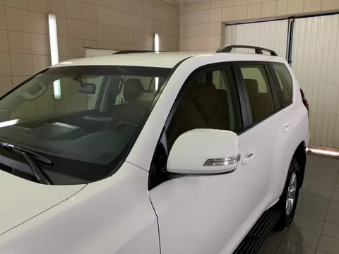 Рейлінги турецька дизайн (Чорні, 2 шт) пластикові ніжки для Toyota Land Cruiser Prado 150 2009-2023 рр — Toyota Land Cruiser Prado 150 2009-2023 гг. DianaParts