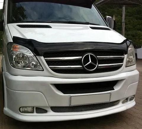 Дефлектор капота 2006-2013 (EuroCap) для Mercedes Sprinter W906 рр — Mercedes Sprinter W906 2006–2018 гг. DianaParts