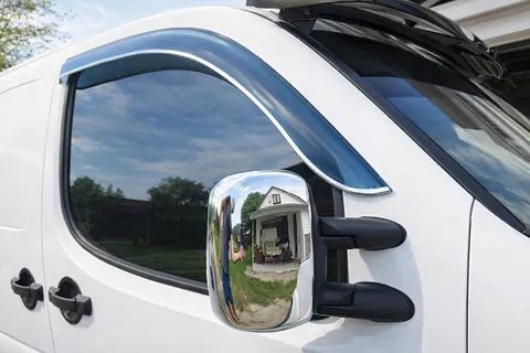 Накладка на дзеркала (2 шт., пласт) Carmos для Fiat Doblo I 2005-2010 рр — Fiat Doblo I 2005-2010 гг. DianaParts
