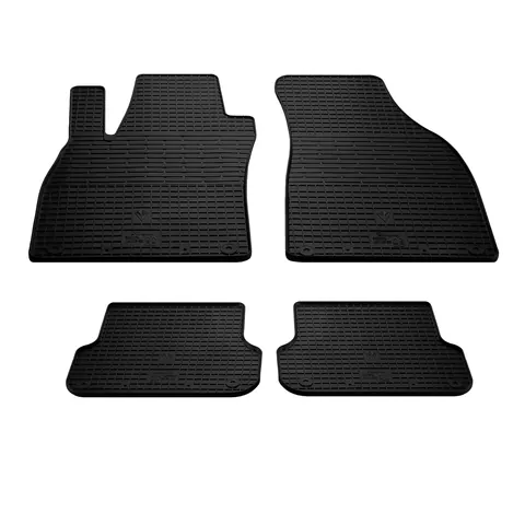 Гумові килимки Stingray (4 шт, гума) для Ауди A4 B6 2000-2004 рр — Audi A4 B6 2000-2004 гг. DianaParts