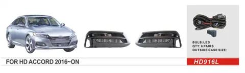 Противотуманки EU-type (2017-2020, LED) для Honda Accord X рр — Honda Accord X 2017-2022 гг. DianaParts