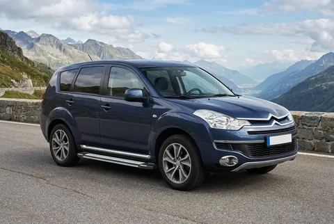 Бокові пороги Rainbow (2 шт., Алюміній) для Citroen C-Crosser 2007-2013 рр — Citroen C-Crosser 2007-2013 гг. DianaParts