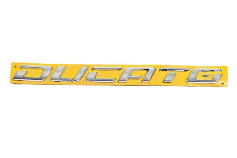 Напис Ducato 1375586080 (380мм на 30мм) для Fiat Ducato рр — Fiat Ducato 2006-2025 гг. DianaParts