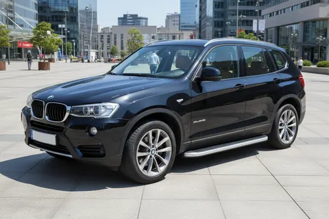 Бокові пороги Tayga Grey (2 шт., Алюміній) для BMW X3 F25 2011-2018 рр — BMW X3 F25 2011-2018 гг. DianaParts