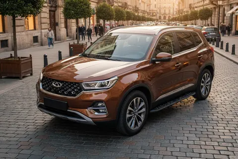 Бокові пороги Tayga Black (2 шт., алюміній) для Chery Tiggo 7 2020- рр — Chery Tiggo 7 2020- гг. DianaParts