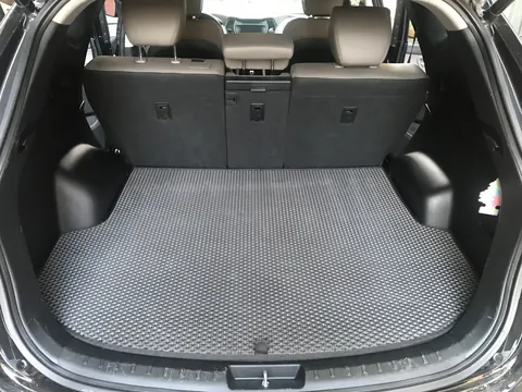 Килимок багажника (EVA, чорний) (5 місць) для Hyundai Santa Fe 3 2012-2018 рр — Hyundai Santa Fe 3 2012-2018 гг. DianaParts