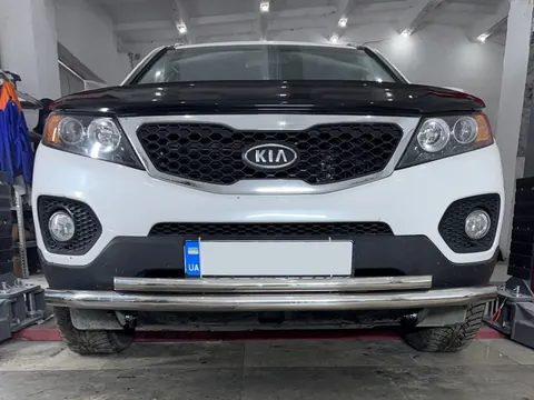 Передня нижня дуга (нерж) для Kia Sorento II XM 2009-2014 рр — Kia Sorento II XM 2009-2014 гг. DianaParts