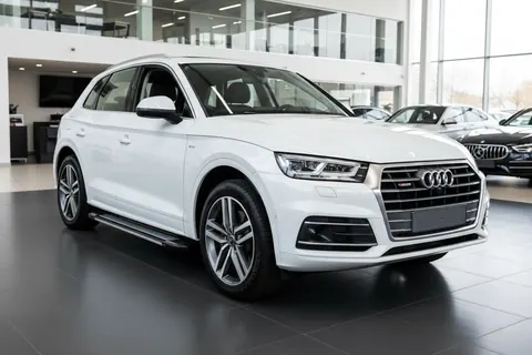 Бокові пороги Rainbow (2 шт., Алюміній) для Ауди Q5 2017-2025 рр — Audi Q5 2017-2025 гг. DianaParts