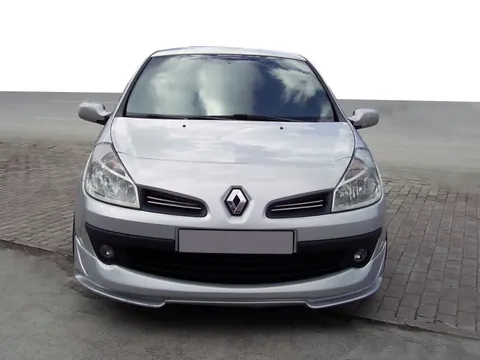 Накладка на передній бампер V1 (під фарбування) для Renault Clio III 2005-2012 рр — Renault Clio III 2005-2012 гг. DianaParts