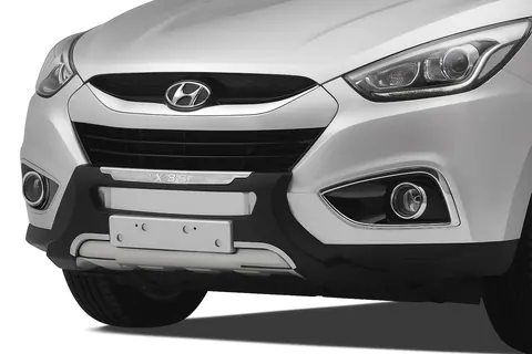 Передня пластикова накладка V4 для Hyundai IX-35 2010-2015 рр — Hyundai IX-35 2010-2015 гг. DianaParts