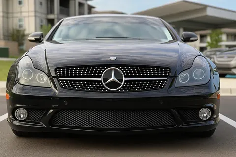 Передня решітка (2008-2010, Diamond Silver) для Mercedes CLS C219 рр — Mercedes CLS C219 2004-2010 гг. DianaParts