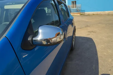 Накладки на дзеркала (2 шт., Нерж.) для Renault Sandero 2013-2022 рр — Renault Sandero 2013-2022 гг. DianaParts