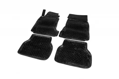 Гумові килимки (4 шт, RezavPlast) для BMW 5 серія E39 1996-2003 рр — BMW 5 серия E39 1996-2003 гг. DianaParts