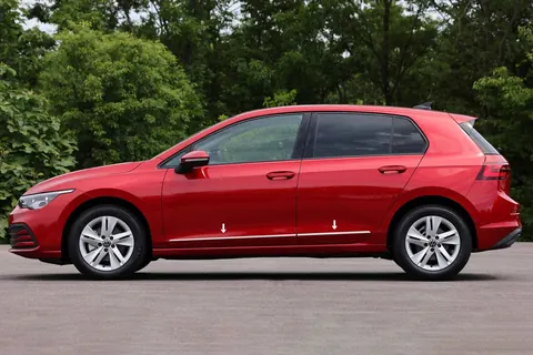 Молдини на двері (4 шт, нерж) для Volkswagen Golf 8 2019- рр — Volkswagen Golf 8 2019- гг. DianaParts