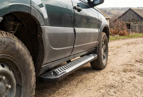 Бокові пороги Line (2 шт., алюміній) для Chevrolet Niva 1998-2020 рр — Chevrolet Niva 1998-2020 гг. DianaParts