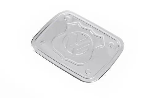 Накладка на бак (нерж) OmsaLine - Італійська нержавійка для Volkswagen Caddy 2004-2010 рр — Volkswagen Caddy 2004-2010 гг. DianaParts
