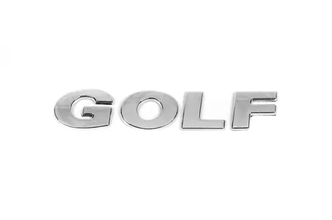 Напис Golf (під оригінал) для Volkswagen Golf 6 2008-2014 рр — Volkswagen Golf 6 2008-2014 гг. DianaParts