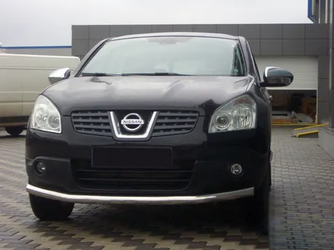 Передній вус ST008 (нерж) 60 мм для Nissan Qashqai 2007-2010 рр — Nissan Qashqai 2007-2010 гг. DianaParts