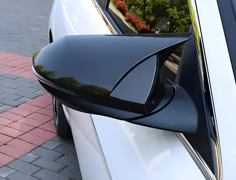 Накладки на дзеркала із вирізом під поворот BMW-style (2 шт) для Hyundai I-30 2012-2017 рр — Hyundai I-30 2012-2017 гг. DianaParts