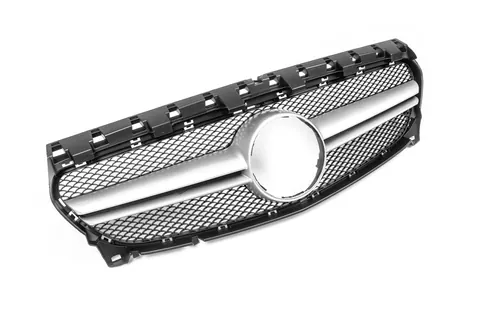 Передня решітка (2017-2019, AMG Silver) для Mercedes CLA C117 рр — Mercedes CLA C117 2013-2019 гг. DianaParts