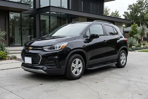 Бокові пороги Bosphorus Black (2 шт., Алюміній) для Chevrolet Trax 2012-2023 рр — Chevrolet Trax 2012-2023 гг. DianaParts