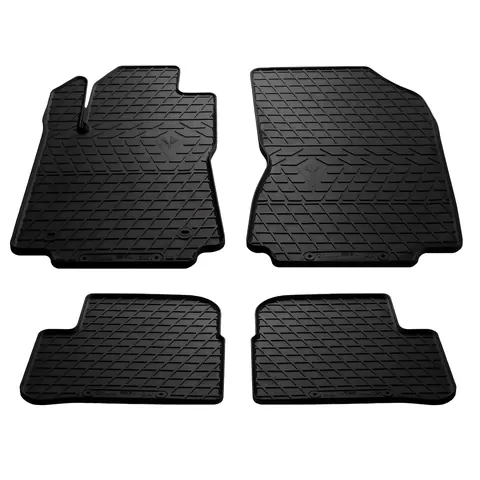 Гумові килимки (4 шт, Stingray Premium) для Citroen C-3 2016-2023 рр — Citroen C-3 2016-2023 гг. DianaParts