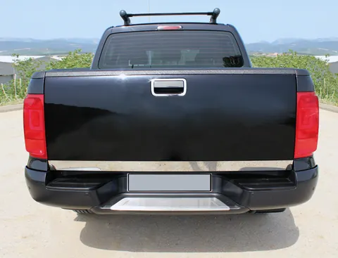 Кромка багажника (нерж) Carmos - Турецька сталь для Volkswagen Amarok 2010-2022 рр — Volkswagen Amarok 2010-2022 гг. DianaParts