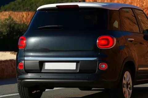 Кромка багажника (нерж.) OmsaLine - Італійська нержавійка для Fiat 500/500L 2013-2022 рр — Fiat 500/500L 2013-2022 гг. DianaParts