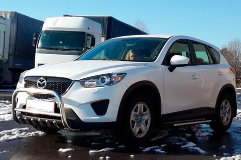 Передній захист WT021 (нерж.) для Mazda CX-5 2012-2017 рр — Mazda CX-5 2012-2017 гг. DianaParts