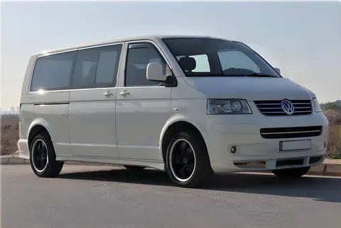 Повна окантовка вікон (14 шт, нерж) 2 бокових дверей, Довга база для Volkswagen T5 Multivan 2003-2010 рр — Volkswagen T5 Multivan 2003–2010 гг. DianaParts