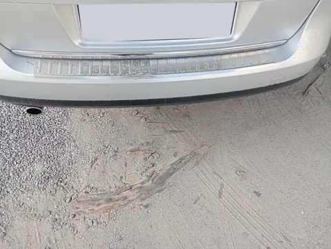 Накладка на задній бампер Carmos (тільки SW) для Volkswagen Passat B6 2006-2012 рр — Volkswagen Passat B6 2006-2012 гг. DianaParts