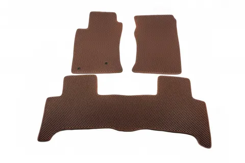 Килимки EVA (2 ряди, цегляні) для Toyota Land Cruiser Prado 120 2002-2009 рр — Toyota Land Cruiser Prado 120 2002-2009 гг. DianaParts