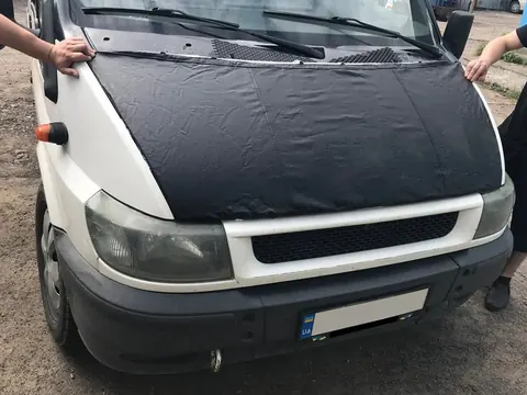 Чохол капота (2000-2006, шкірозамінник) для Ford Transit рр — Ford Transit 2000–2014 гг. DianaParts