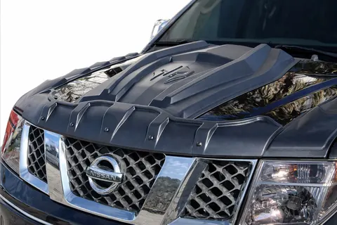 Накладка на капот (ABS) для Nissan Navara 2006-2015 рр — Nissan Navara 2006-2015 гг. DianaParts