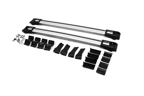 Перемички на рейлінг під ключ Wingbar V1 (2 шт) Сірі для Renault Duster 2018-2024 рр — Renault Duster 2018-2024 гг. DianaParts