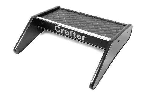 Полиця на панель (Сіра з сірою ниткою) для Volkswagen Crafter 2006-2016 рр — Volkswagen Crafter 2006-2016 гг. DianaParts