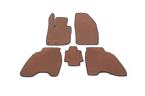 Килимки EVA (Коричневий) для Honda Civic HB 2006-2012 рр — Honda Civic HB 2006-2012 гг. DianaParts