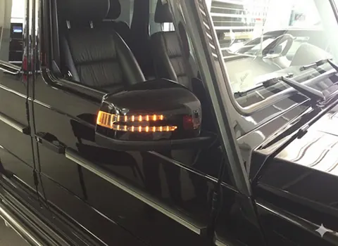 Рестайлінг дзеркала дизайн-2015 (2 шт) для Mercedes G сlass W463 1990-2018 рр — Mercedes G сlass W463 1990-2018 гг. DianaParts