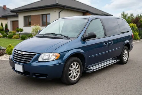 Бокові пороги Rainbow (2 шт., алюміній) для Chrysler Voyager 2001-2007 рр — Chrysler Voyager 2001-2007 гг. DianaParts