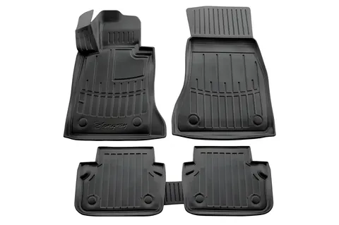Килимки Stingray 3D (5 шт, поліуретан) для BMW 5 серія G30/G31 2017-2023 рр — BMW 5 серия G30/G31 2017-2023 гг. DianaParts