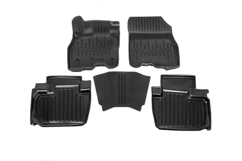 Килимки Stingray 3D (5 шт, поліуретан) для Nissan Leaf 2010-2017 рр — Nissan Leaf 2010-2017 гг. DianaParts