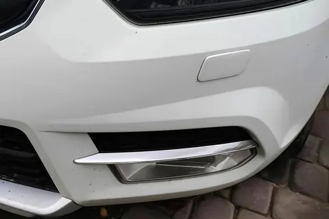 Накладки на передній бампер (2009-2013 2 шт., нерж) для Skoda Yeti рр — Skoda Yeti 2009-2017 гг. DianaParts
