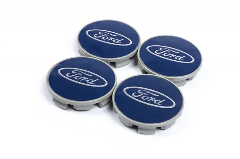 Ковпачки на диски 69/64мм сині (4 шт) для Ford — Ford DianaParts