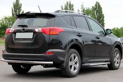 Задня дуга AK002 (нерж) для Toyota Rav 4 2013-2018 рр — Toyota Rav 4 2013-2018 гг. DianaParts