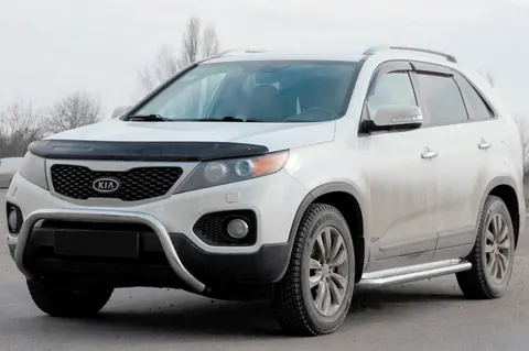 Кенгурятник WT007 (нерж.) для Kia Sorento II XM 2009-2014 рр — Kia Sorento II XM 2009-2014 гг. DianaParts