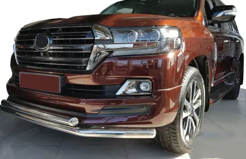 Передня дуга ST014 (2015-2026, нерж.) 60мм на 60мм для Toyota Land Cruiser 200 рр — Toyota Land Cruiser 200 2007-2021 гг. DianaParts