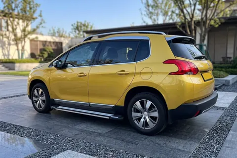 Бокові пороги Rainbow (2 шт., алюміній) 2014-2016 для Peugeot -2016 рр — Peugeot 3008 2008-2016 гг. DianaParts