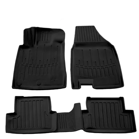 Килимки Stingray 3D (4 шт, поліуретан) для Nissan Qashqai 2007-2010 рр — Nissan Qashqai 2007-2010 гг. DianaParts