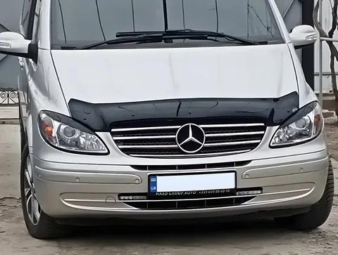 Дефлектор капоту (2003-2010, EuroCap) для Mercedes Viano рр — Mercedes Viano 2004-2014 гг. DianaParts