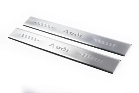 Накладки на дверні пороги (2 шт, Carmos) для Ауди ТТ 1998-2006 рр — Audi ТТ 1998-2006 гг. DianaParts